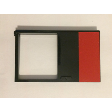 black door 1 x 6 x 8 right with red rectangle pattern sticker - set 5571