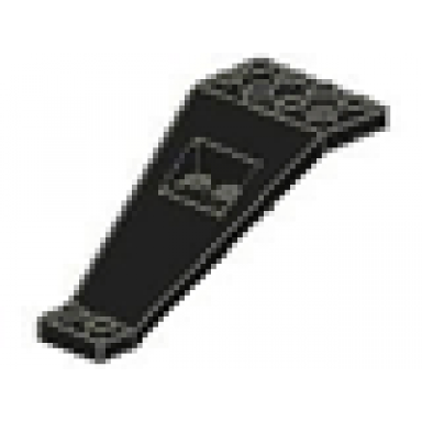 black wing plate bi-level 8 x 4 and 2 x 3 1 3 down