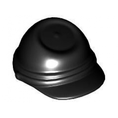 black minifigure headgear cavalry cap kepi
