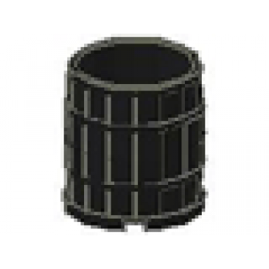black container barrel 4 x 4 x 3.5