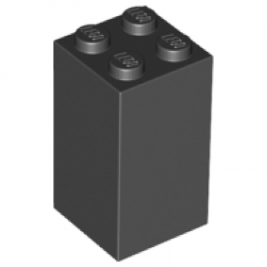 black brick 2 x 2 x 3
