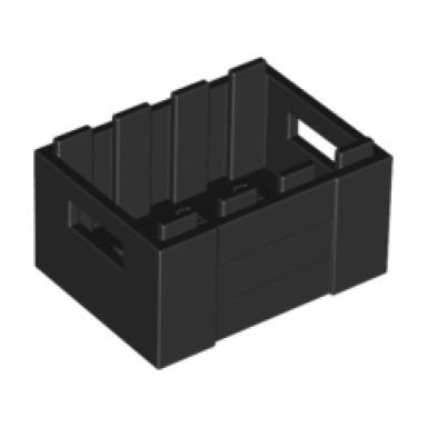 container crate 3 x 4 x 1 2 3 with handholds