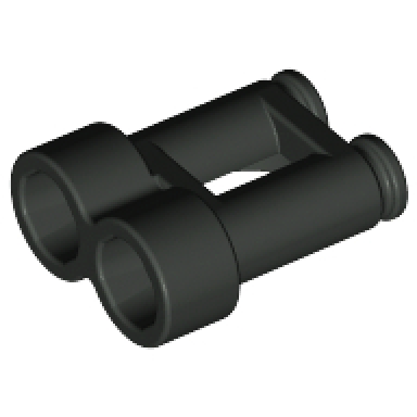 black minifigure utensil binoculars town