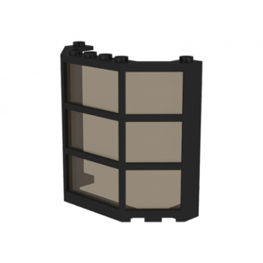 window 3 x 8 x 6 bay with fixed trans-brown glass