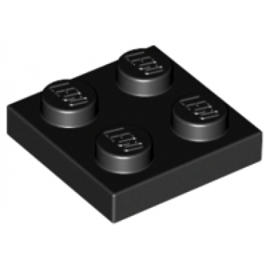 black plate 2 x 2
