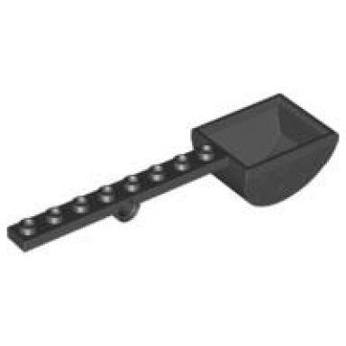 black plate modified 1 x 8 with pin hole and bucket catapult