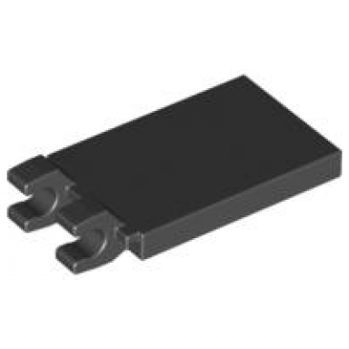 tile modified 2 x 3 with 2 clips angled