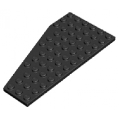 black wedge plate 12 x 6 right
