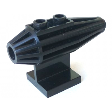 black engine strakes 2 top studs 2 x 2 bottom tile