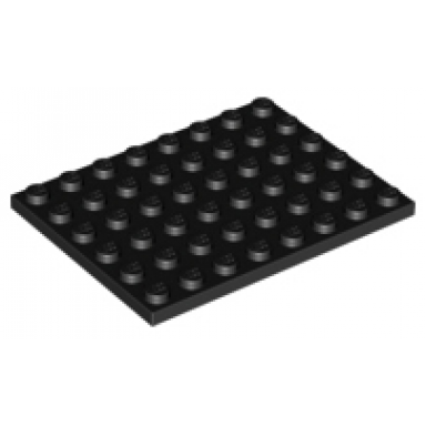 black plate 6 x 8