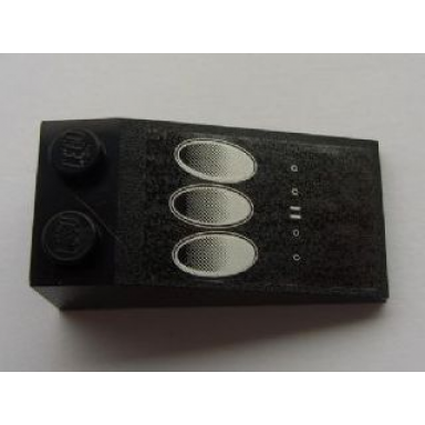 black slope 18 4 x 2 with 3 air intakes pattern sticker - sets 10213 10231