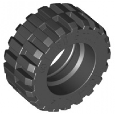 black tire 30.4 x 14 offset tread