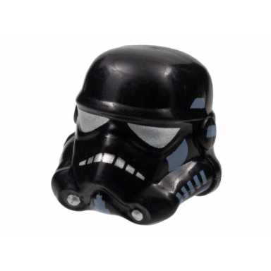 black minifigure headgear helmet sw stormtrooper shadow trooper pattern