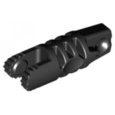 hinge cylinder 1 x 3 locking with 1 finger and 2 fingers on ends without hole