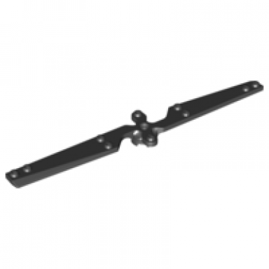 black propeller 2 blade 4 x 22