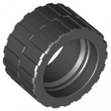 black tire 24 x 14 shallow tread