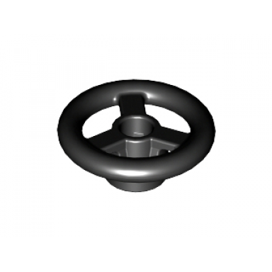 black vehicle steering wheel small 2 studs diameter