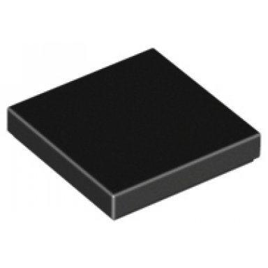 black tile 2 x 2