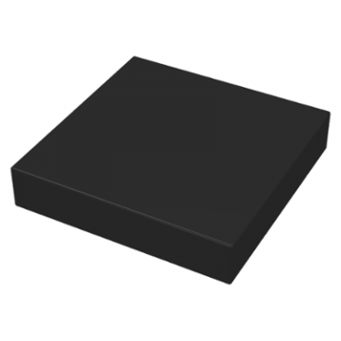 black tile 2 x 2 without groove