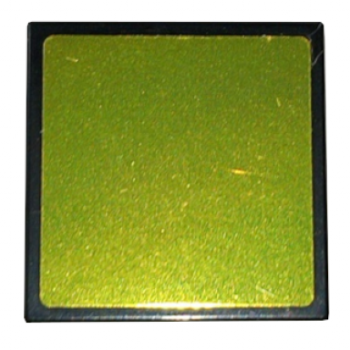 black tile 2 x 2 with gold square pattern sticker - set 42158