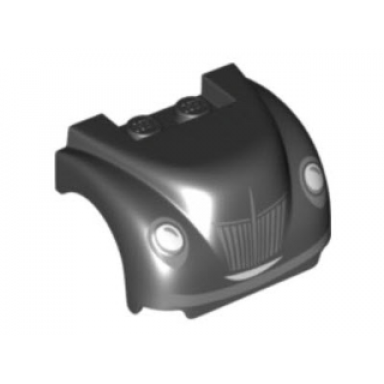 vehicle mudguard 3 x 4 x 2 with flat top steep front and curved fenders with headlights grille curved bumper and smile pattern junior moon