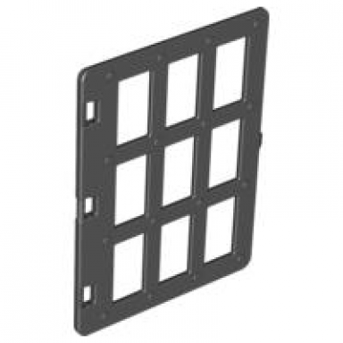duplo door window pane 1 x 4 x 4 with 9 panes