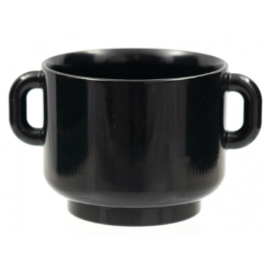 black duplo utensil kettle with open handles