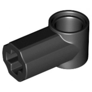 black technic axle and pin connector angled 1