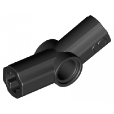 black technic axle and pin connector angled 3 - 157.5 degrees