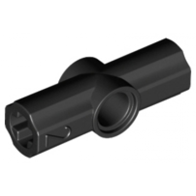 black technic axle and pin connector angled 2 - 180 degrees