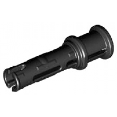 black technic pin 3l with friction ridges and stop bush