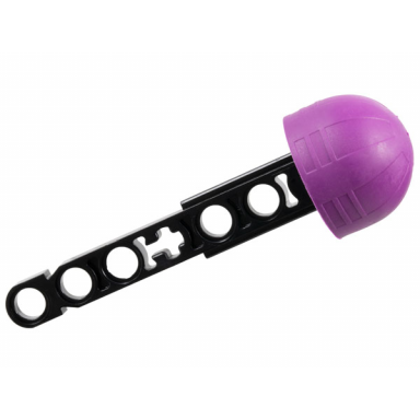black projectile arrow liftarm shaft with solid purple rubber end