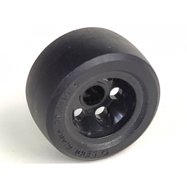 black wheel 30.4 x 14 solid smooth