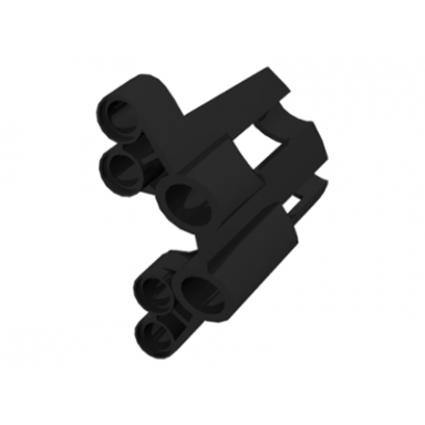 black technic panel fairing 2 large short large holes side b