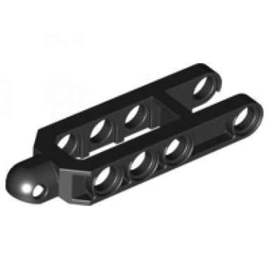 technic steering arm 6.5 x 2 with tow ball socket rounded chamfered