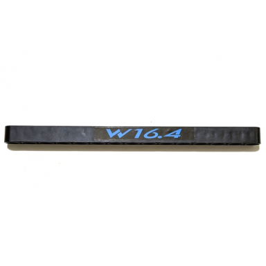 black technic liftarm thick 1 x 15 with dark azure w16.4 pattern on both sides stickers - set 42162