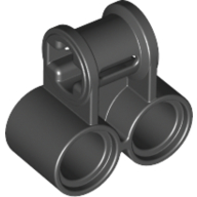 black technic axle and pin connector perpendicular double