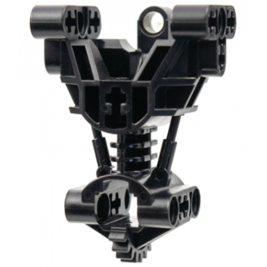 black bionicle body torso trunk gearbox