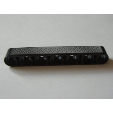 black technic liftarm thick 1 x 7 with tread plate pattern sticker - sets 8043 42029