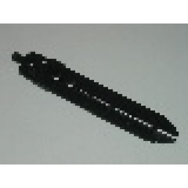 black bionicle weapon sword with hydraulics and 3 pin holes