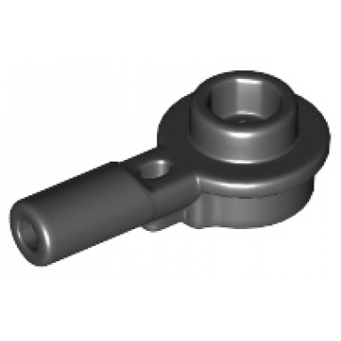 black bar 1l with 1 x 1 round plate with hollow stud