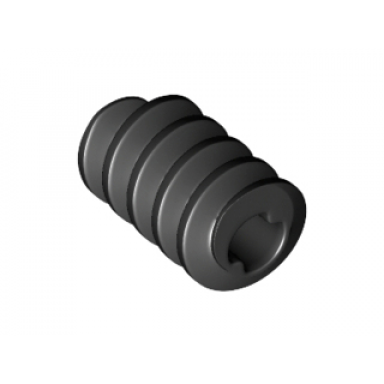 black technic gear worm screw long axle opening type ii
