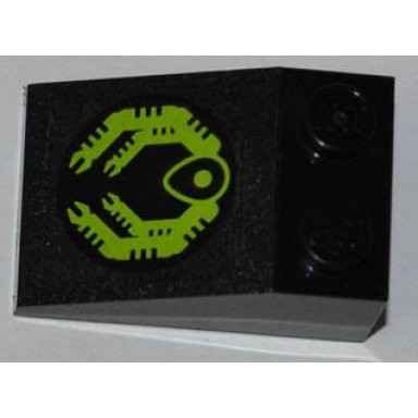 black slope 33 3 x 2 with doc ock mechanical arms pattern sticker - set 6873