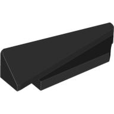 black wedge 5 x 1 x 1 1 3 with 4 x 1 base right