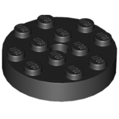 black turntable 4 x 4 top