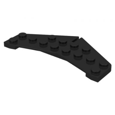 black wedge plate 4 x 8 tail