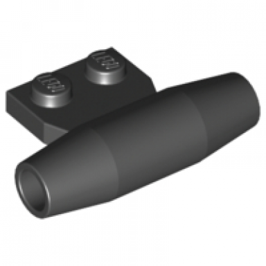 engine smooth small 1 x 2 side plate with axle holders