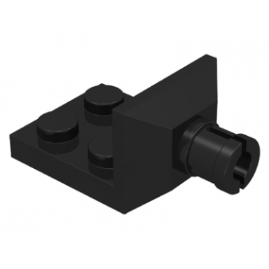 plate modified 2 x 2 with helicopter tail rotor holder