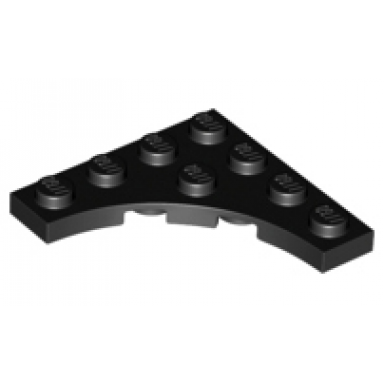 plate modified 4 x 4 with 3 x 3 curved cutout