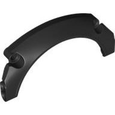 black technic panel car mudguard arched 43 11 x 2 x 5 rounded top